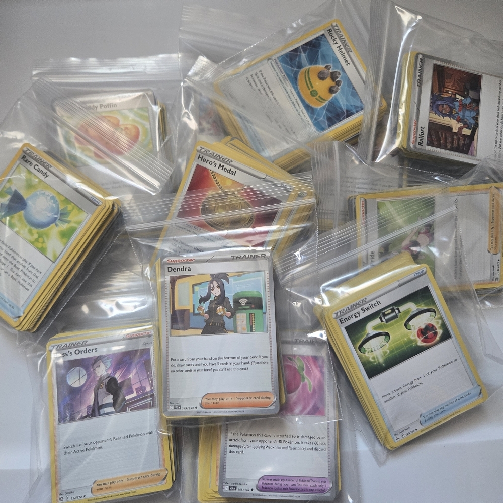 50x Pokemon Trainer Cards